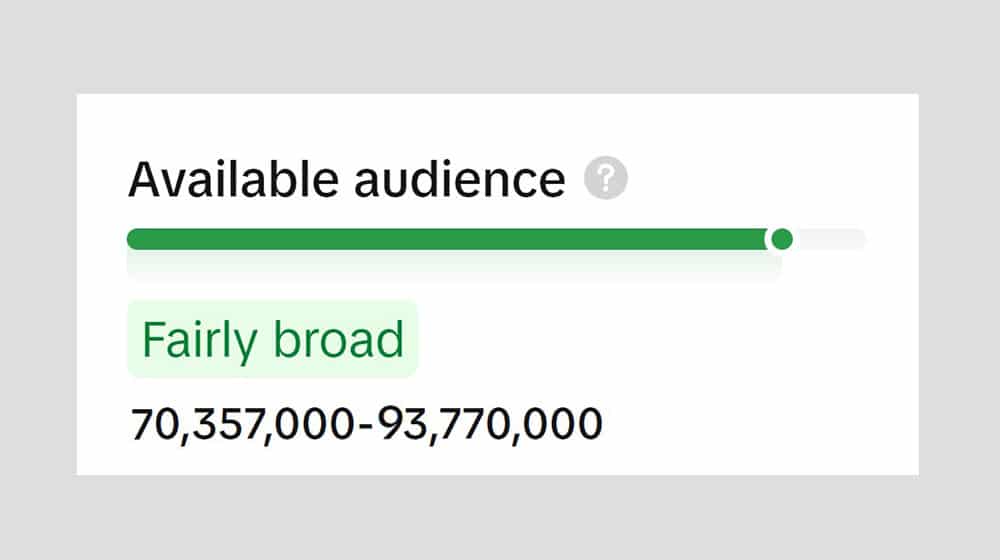 Allow Broad Targeting