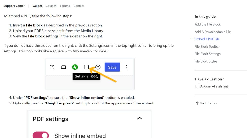 The Native Wordpress Embed Option