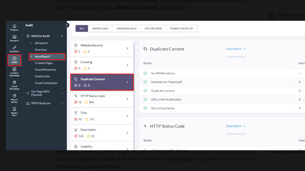 Duplicate Content Penalties