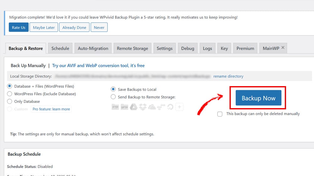 Before Doing Anything Back Up Your Data