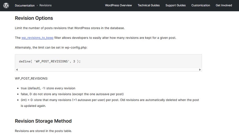 Option 1 Use Wordpresss Built In Revision Tracking