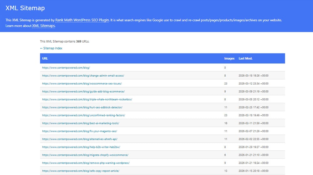 Option 2 Keep Tabs On Your Sitemap