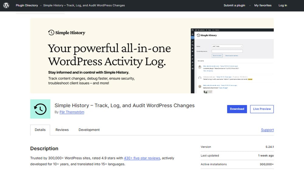 Option 5 Maintaining History With Simple History