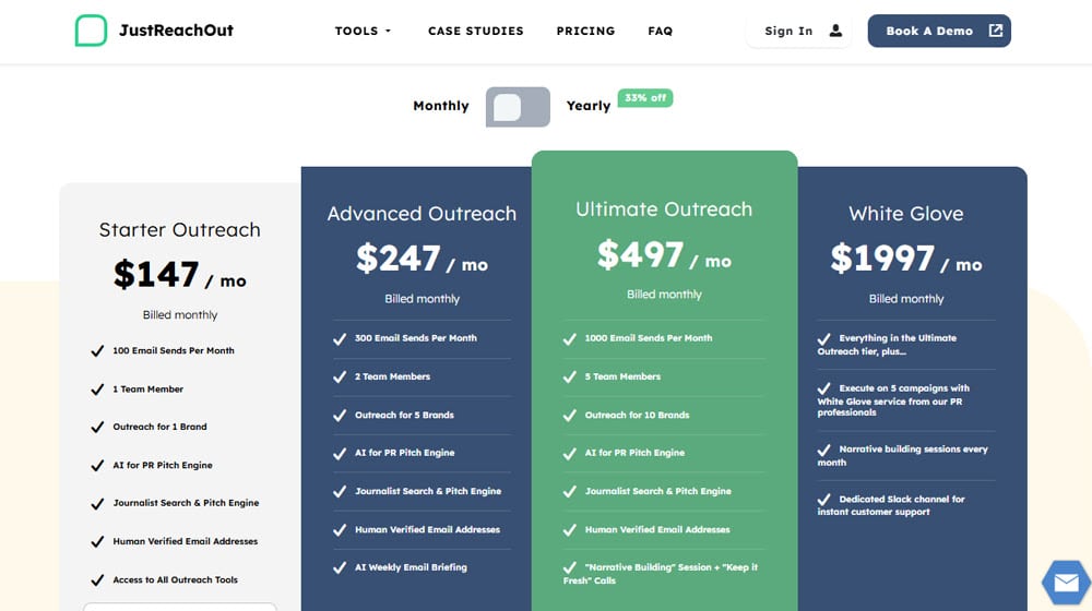 What Does Justreachout Cost