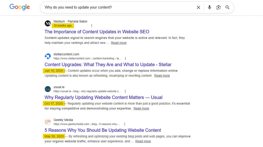 Why Do You Need To Update Your Content