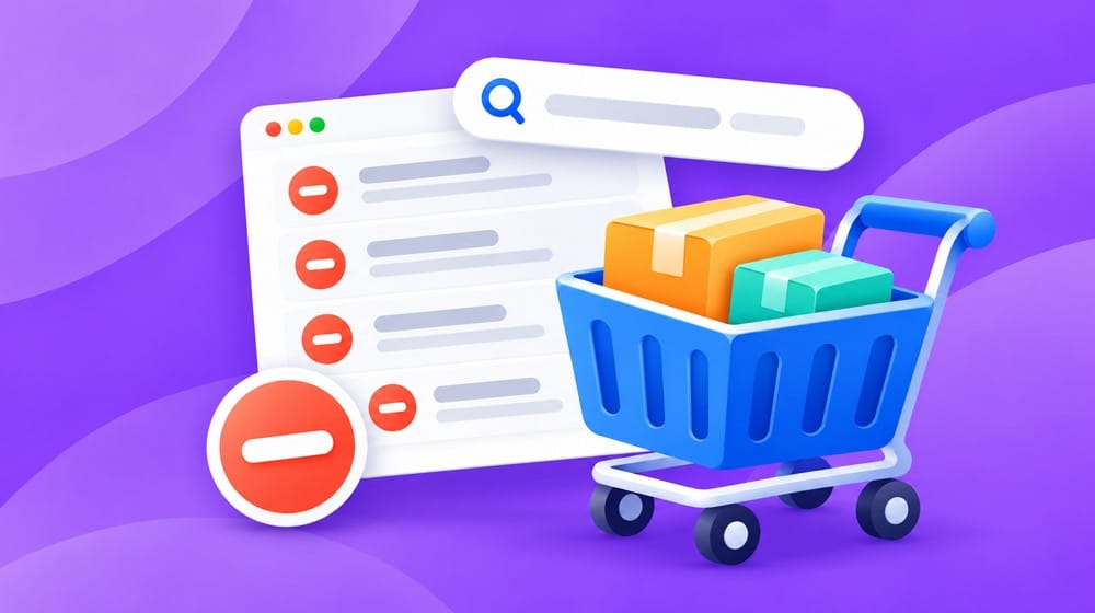 Negative Keyword Lists Every Ecommerce Brand Needs