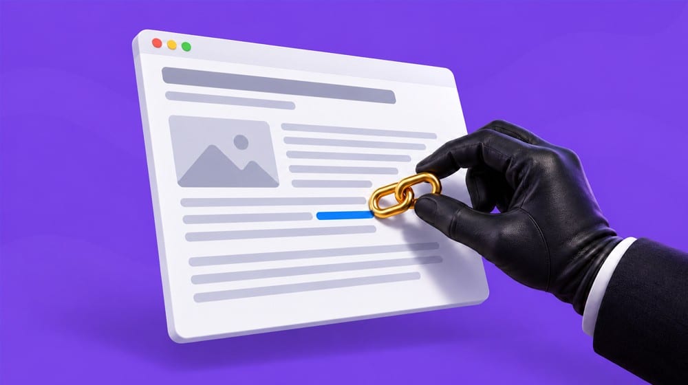 Blog Post With Inserted Hyperlink Highlighted